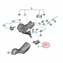 Capot De Manette De Vitesses Et Frein Shimano Dura-Ace ST-R9120