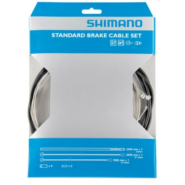 Kit Câblerie Frein Standard Shimano Y80098022 - Noir 3 Kit Câblerie Frein Standard Shimano Y80098022 - Noir