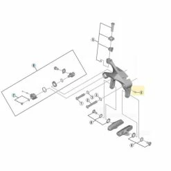 Vis De Réglage D'Etrier De Frein Shimano Dura-Ace BR-R9110F
